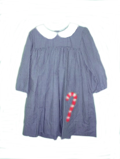 Winter Holiday Petit Ami Checked Candy Cane Dress *Sale*